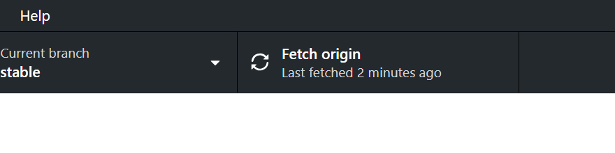Fetch origin